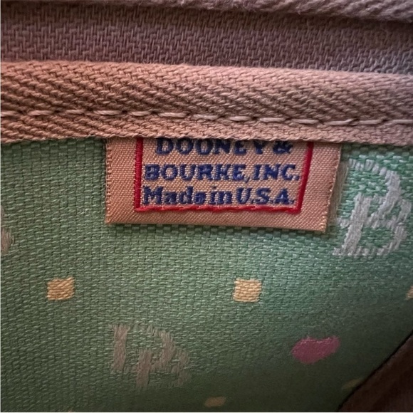 Dooney & Bourke‎ Canvas & Leather Heart Tassel Purse - Picture 8 of 13